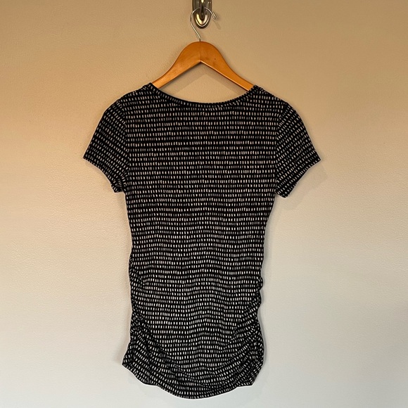 Maternity tshirt with woven appearance sz S - Picture 8 of 14